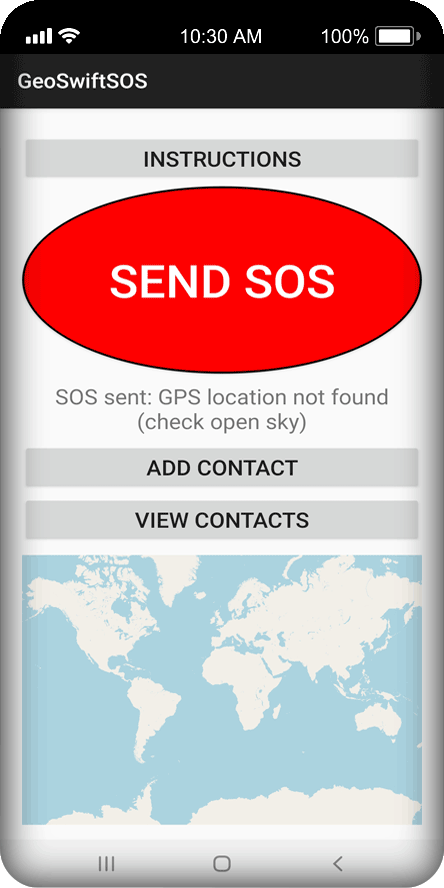 SOS Sent When Location Turned Off